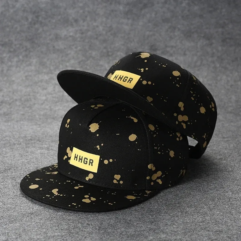Baseballcap mit flachem Schirm, Buchstabenstickerei für Herren, vielseitig kombinierbar, Damen-Sommer-Hip-Hop-Hut, Outdoor-Sonnenschutz, verstellbare Schirmmütze
