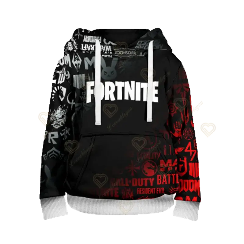Суитшърт с качулка за момчета Fortnite Cool Heroes Cosplay, детски дрехи с анимационен дизайн, пролетно-есенно бебешко палто, детско яке с качулка