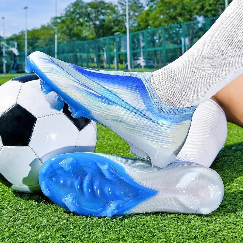 Chaussures de football pour hommes, chaussures de football pour femmes, chaussures de terrain synthétique pour l'extérieur