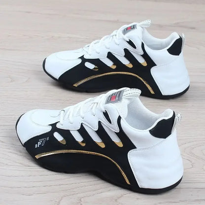 Ténis casuais para homem, leves, macios e respiráveis, vulcanizados, em couro macio, Zapatillas De Mujer