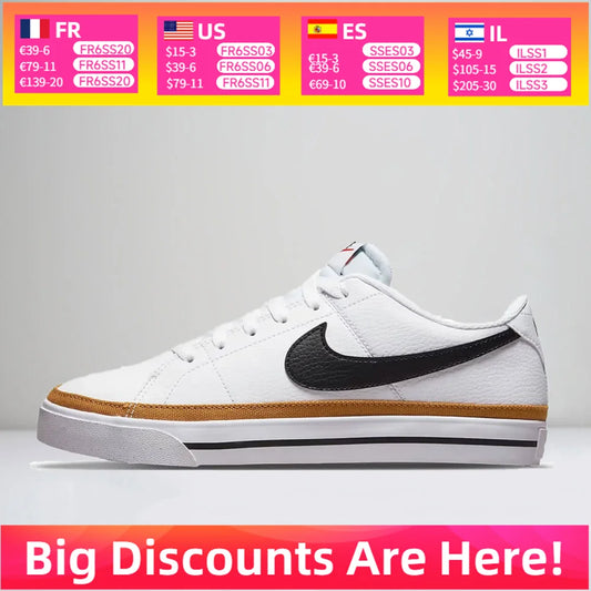 Nike Court Legacy Retro Sneakers Klassisk tennis i retrostil Med dämpning och komfort För vardagsbruk Unisex DH3161-100