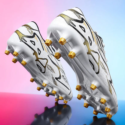 New Men Football Boots TF Sport Training Soccer Shoes Soft Ultralight Breathable Professional Sneakers Unisex Grass Cleats Match