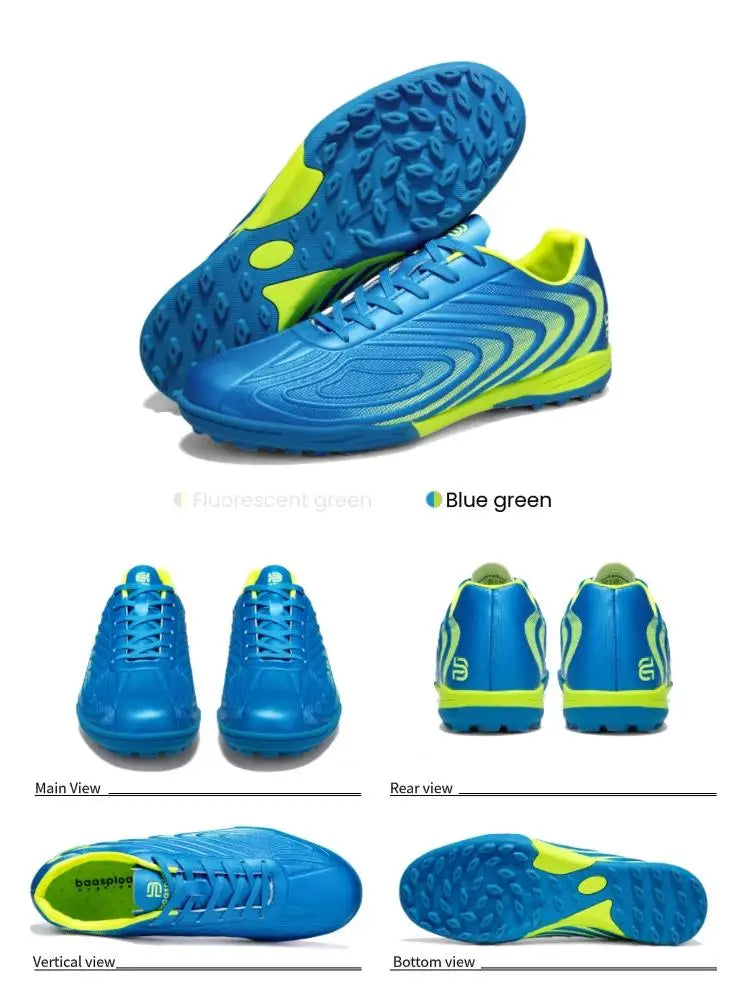 Baasploa Men Football Shoes New Arrival Comfort Lightweight Turf Training Soccer Shoes Professional Male Soft Sneakers Non-Slip