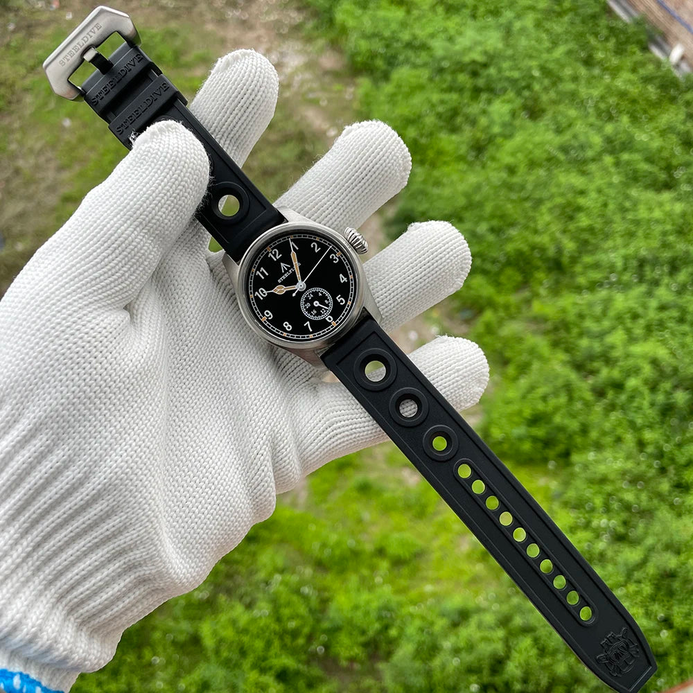 STEELFLIER Official SF746 Luxury Quartz Wristwatch Swiss Luminous VH60 Mute Movement 20Bar Waterproof Multi-time Zone Watches