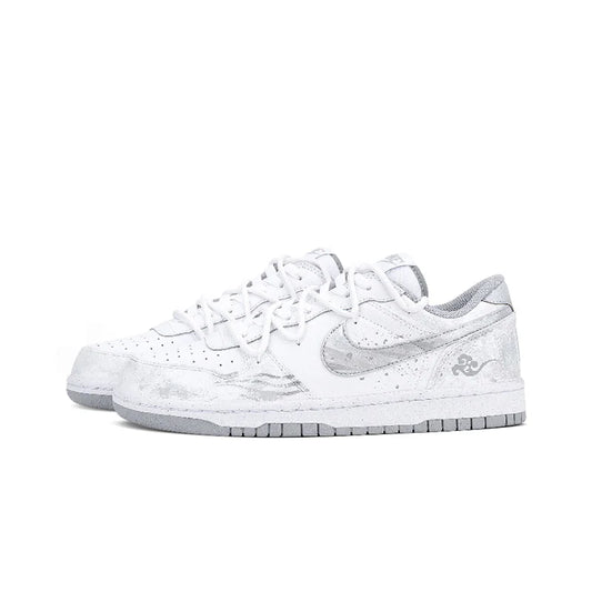 Specialfremstillede Nike-sneakers „Wa An Ta Yun“ i high-street-retro-stil med kinesisk blækvask-look – lave unisex-skatesko
