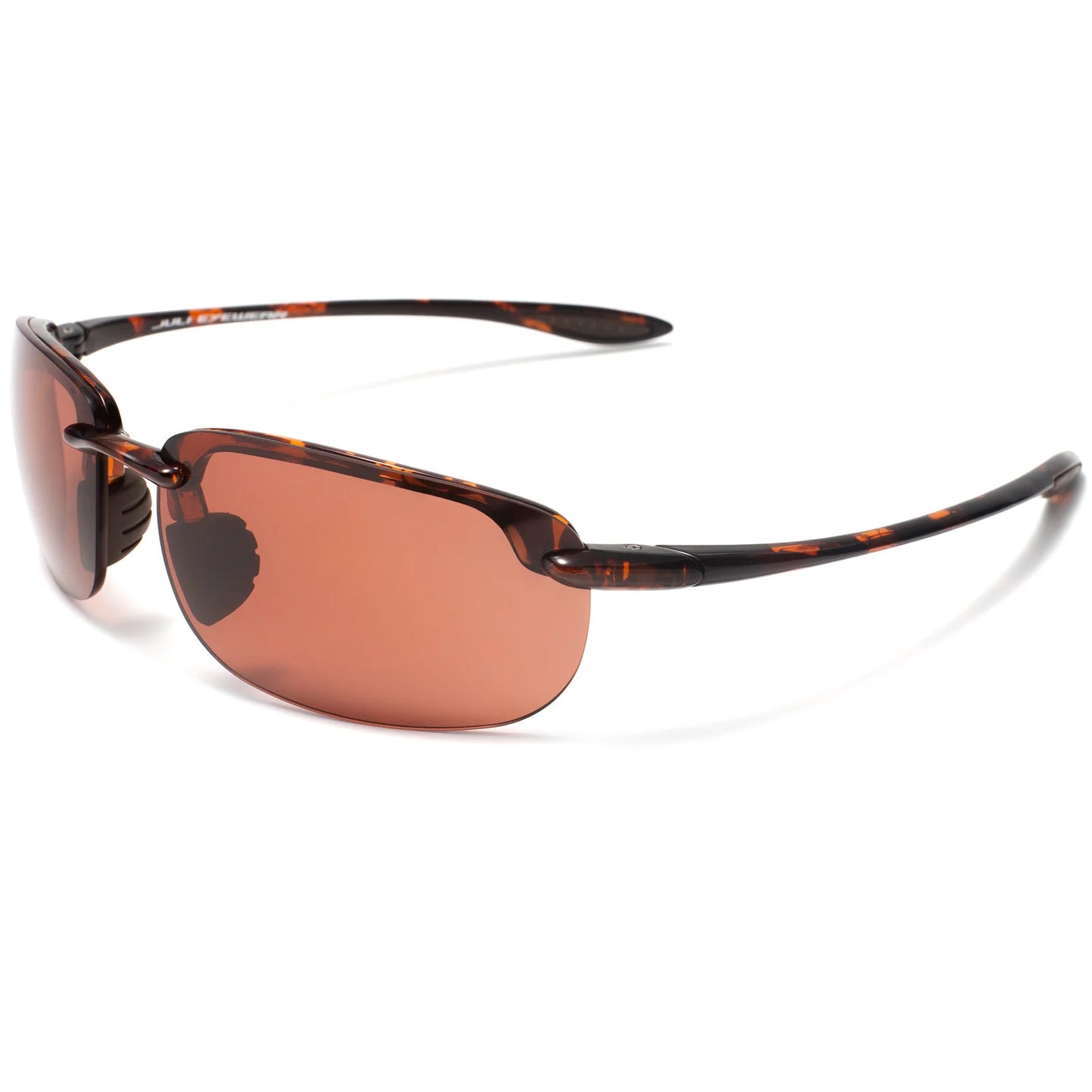 JULI Sports Sunglasses for Men Women TR90 Rimless Frame UV400 Protection for Cycling Running Fishing Baseball Driving 8001