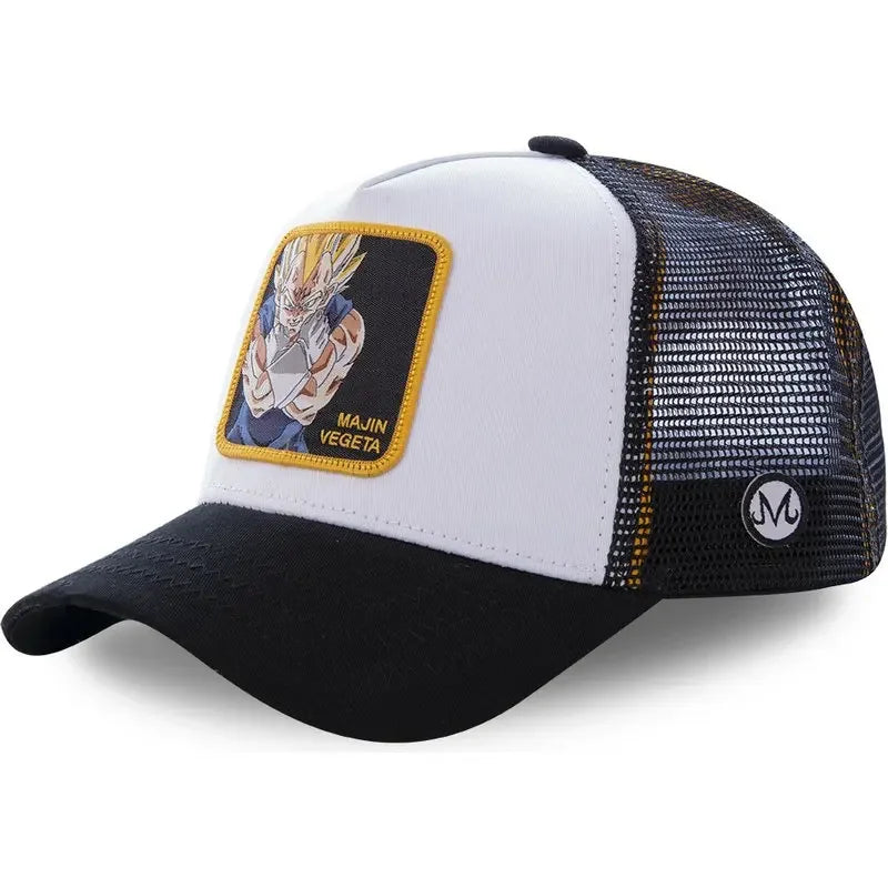 ALL Styles Dragon Ball Baseball Cap Snapback Peaked Cap Men's Embroidery Hip-Hop Cap Style Sun Visor Adjustable Trucker Mesh Cap