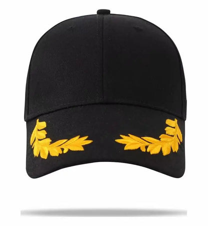 Czapka baseballowa „Wheat Stitch” – -6-Panel bawełniana czapka przeciwsłoneczna z mosiężną klamrą, regulowana, modna czapka typu snapback na świeżym powietrzu, unisexowa czapka z daszkiem