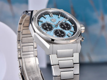2026 RollsTimi Men's Watches Luxury Quartz Men's Watches Classic Sapphire VK63 Sports Chronograph Stainless Steel Calendar reloj