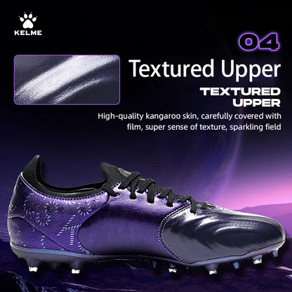 Kelme Kangaroo Leather Mg Soccer Shoes Professional Match Sports Football Shoes Outdoor Anti Slip Football Boots