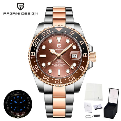 New PAGANI DESIGN Top Luxury Watch 8215 Sports Mechanical Automatic Watch Waterproof Stainless Steel Sapphire Watches for Man