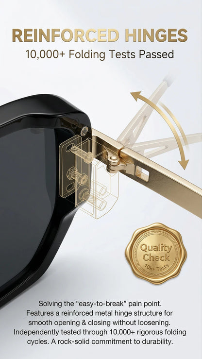 Polarized Square Sunglasses Men 2026 Luxury Vintage Double Bridge Gradient Lens Driving Shades Retro Flat Top Sun Glasses Male