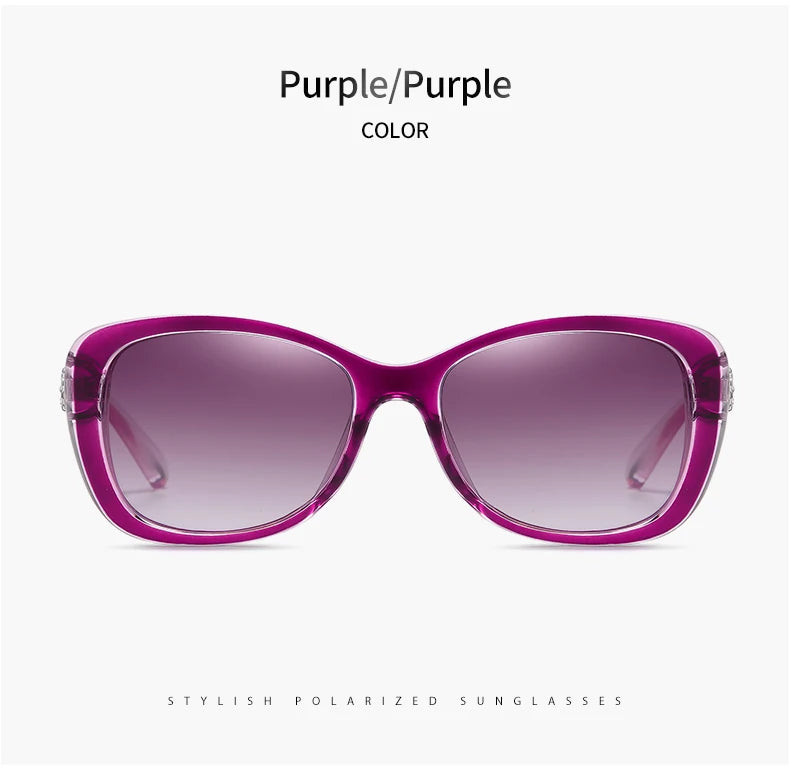 New Luxury Brand Diamond Gradient lens Sunglasses Women Polarized Glasses Driving Anti-glare Sun Glasses oculos de sol feminino
