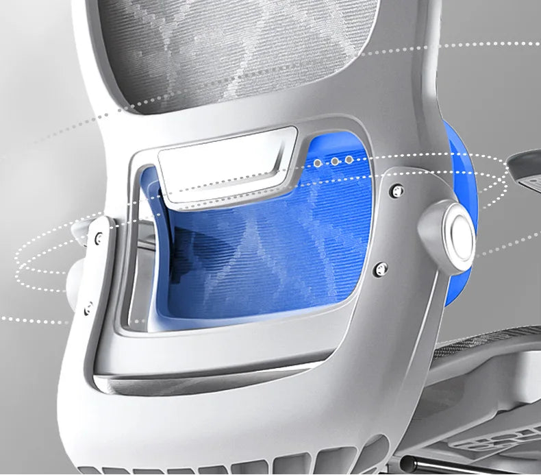 Ergonomic Office Chair Recliner Computer Chair with Adjustable Height, Swivel Gaming Chair, Lumbar Support, Comfortable E-Sports Chair