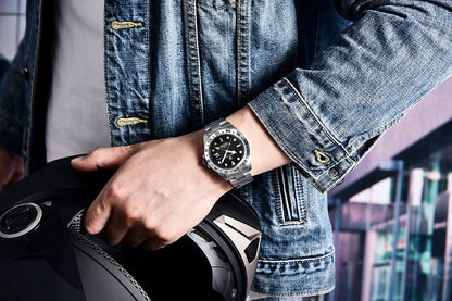 Pagani Design 2026 New Men's Automatic Mechanical Watch Gmt Sapphire Stainless Steel Waterproof 10Bar Luminous Bwg-9 Reloj Hombr