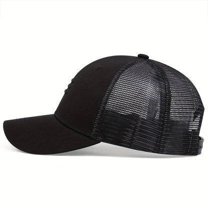 Men summer quick-drying Hat outdoor Leisure Baseball Cap Three Embroidery breathable Mesh Caps adjustable Hip Hop Hats gorras
