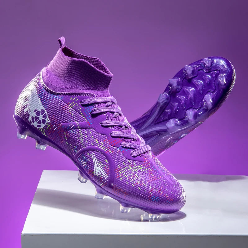 Men Soccer Shoes Breathable Football Boots Futsal Ultralight Professional Training Sneakers Unisex Grass Cleats Match Sport