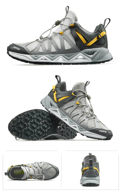 RAX Nieuwe heren- en dameszomerwandelschoenen, ademende Upstream-schoenen, trekkingschoenen, waterschoenen, outdoor-, vis- en kampeerschoenen, sneakers voor heren
