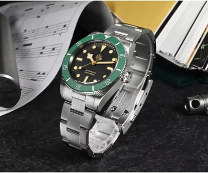 San Martin New 37mm BB54 Vintage Diver Watch ST2130 Automatic Mechanical Men Wristwatch Sapphire Luminous Waterproof 200m SN0138