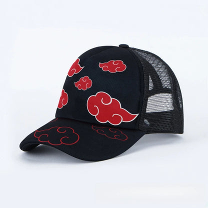 Breathable Mesh Caps Anime Manga Motifs Naruto Luffy Demon Slayer Unisex Summer Fashion Baseball Caps Protection Hats