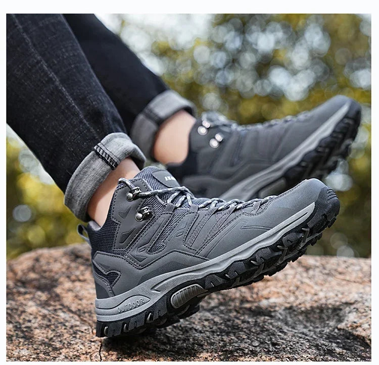 Chaussures de randonnée unisexes imperméables pour hommes et femmes, chaussures d'escalade respirantes et confortables pour l'extérieur, 2024