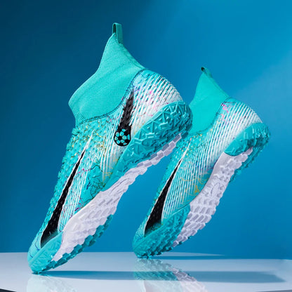 Chaussures de football coordonnantes pour hommes et femmes, chaussures de football professionnelles pour enfants, chaussures de football athlétiques en plein air, TF, FG