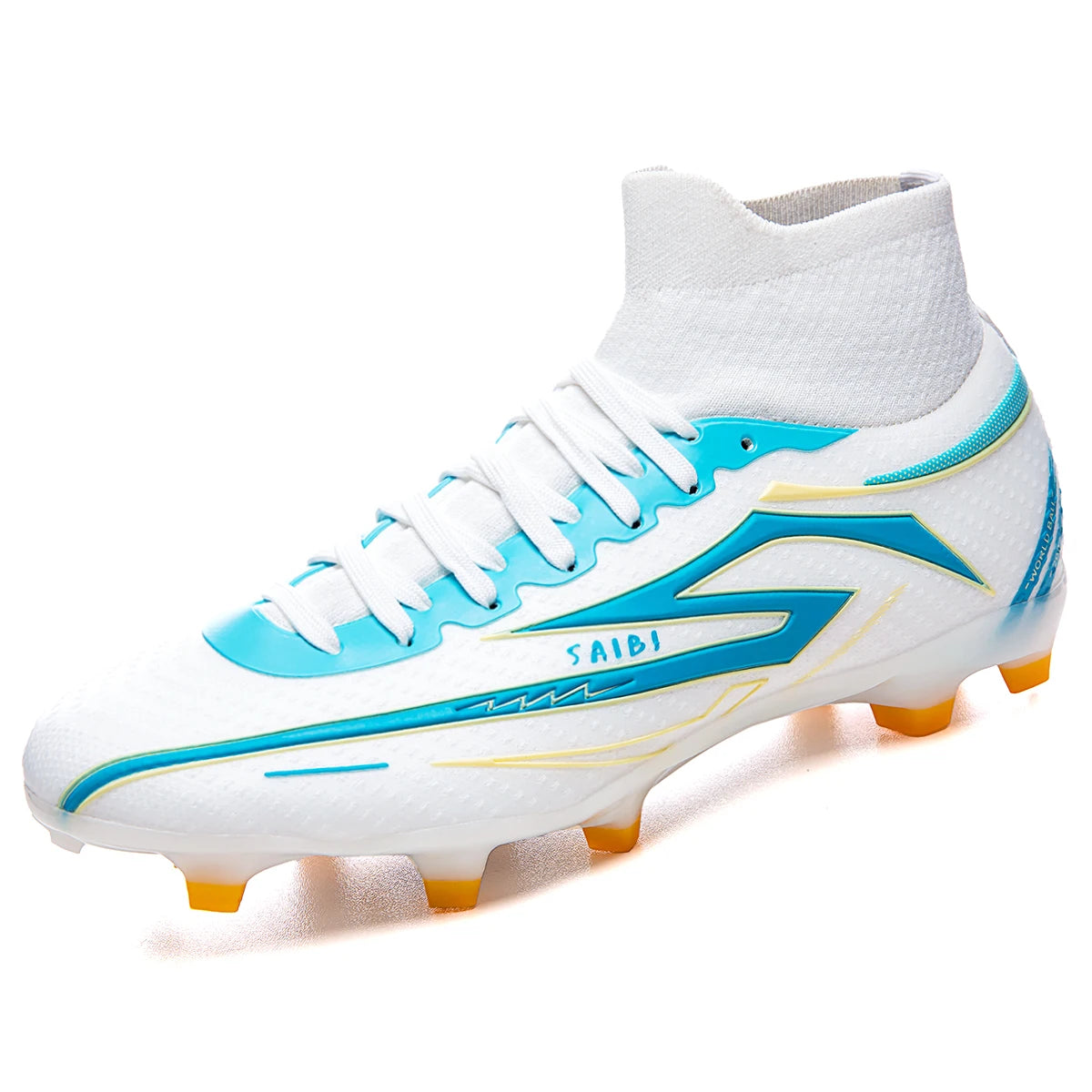 Chaussures de football AG/FG pour enfants et jeunes, chaussures d'entraînement, tige en tissu PU, semelle en TPU, antidérapantes, résistantes à l'usure, pour terrain de sport en herbe naturelle