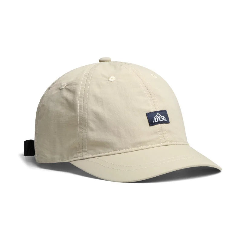 Schnelltrocknende Sommer-Baseballkappe für Damen und Herren – Leichte, wasserdichte Sportmütze aus atmungsaktivem Nylon – Laufkappe mit verstellbarem Riemen für Outdoor-Aktivitäten