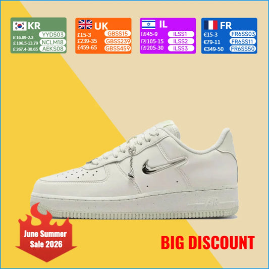 Sneakers unisex Nike Air Force 1 Low-Top - Calzature casual alla moda con il classico comfort dell’ammortizzazione ad aria FN8540-100