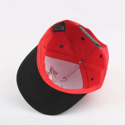 Spider-Man Marvel Peripheral Anime Baseball Cap Cotton Flat Brim Hat Cartoon Decoration Accessories Kid’s Gift Sun Shade Travel