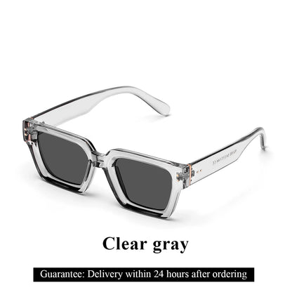 Ruiao Retro Black Millionaire Shades Luxury Sunglasses 2026 For Men Designer Famous Brand Square Sun Glasses Man Women Sunglass