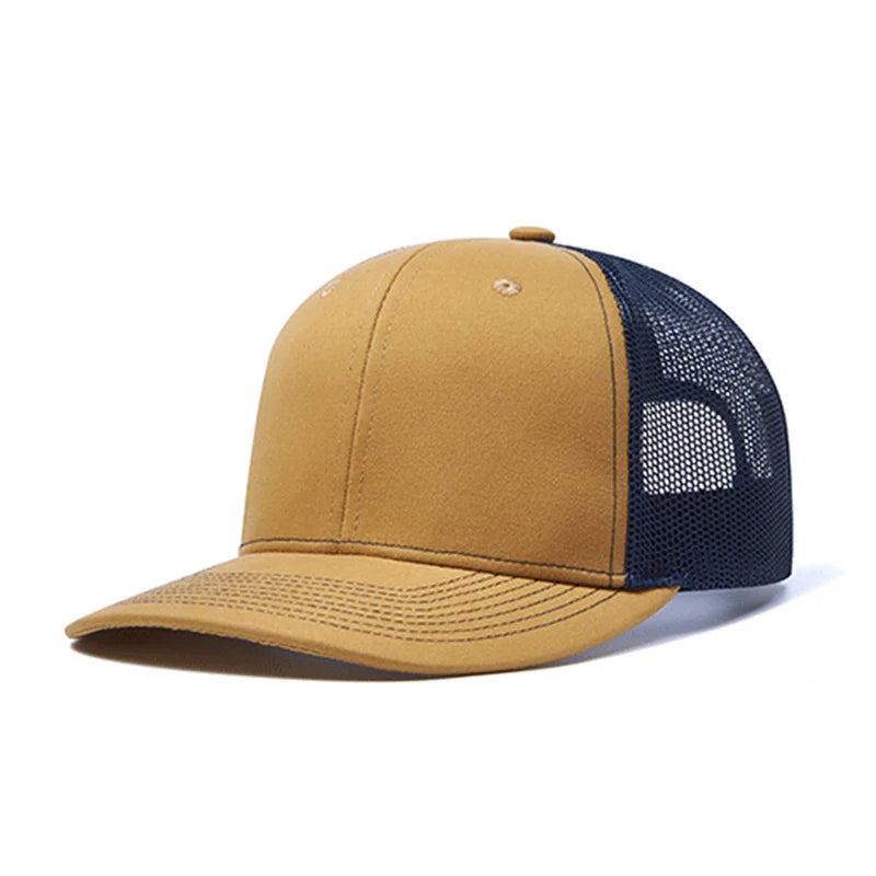Breathable Mesh Classic Baseball Cap forMem Women Casual Trucker Hat Breathable Adjustable Snapback Unisex Active Sporty Dad Cap