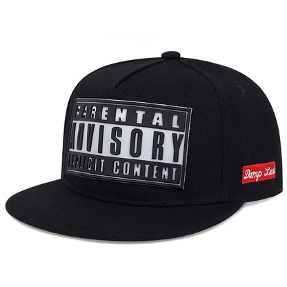 Cappellino da baseball a tesa piatta del marchio Tide per coppia, versione coreana, cappellino di tendenza con stampa offset, cappellino da strada, cappellino con lettere per protezione solare