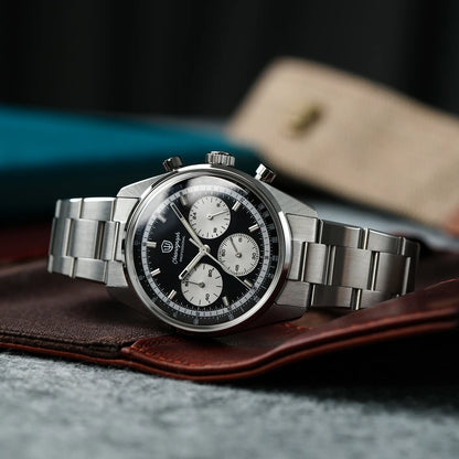 Watchdives Premier WD0526 Men Watch VK63 Mecha Chronograph Quartz Watches Sapphire Waterproof 316L Stainless Steel Wristwatch