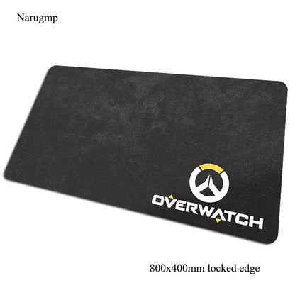 Podkładka pod mysz Overwatch 80x40cm, gamingowa podkładka na biurko, duża mata dla gracza na PC, prezent na Halloween do komputera i notebooka