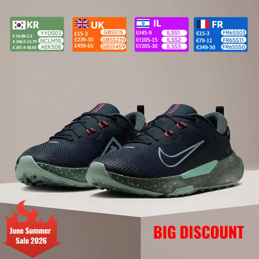 Nike Juniper Trail 2 GTX – snygga och mångsidiga herrskor: bekväma, halkfria, slitstarka och vattentäta HM9734-302