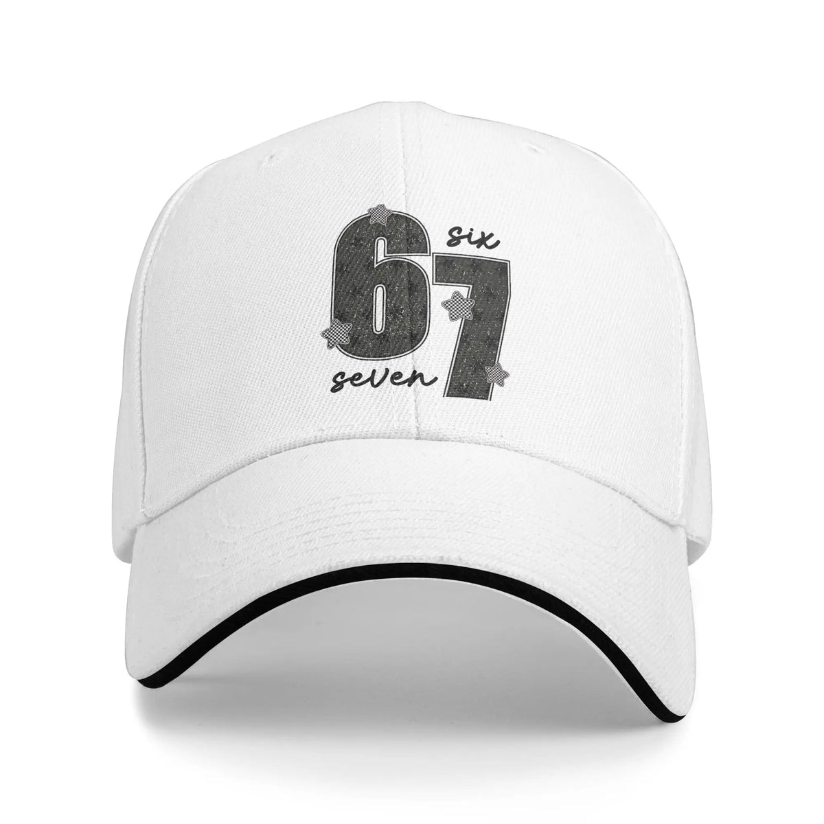 67 Six Seven 6-7 Baseballkeps Populär Steal Brainrot Gaming Meme Sandwich Caps Män Kvinnor Andningsbar Dad Hat Utomhus