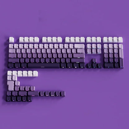Gradient Keycaps Side Printed PBT Double Shot OEM Profile Keycap For Cherry MX Switch Mechanical Keyboard ISO Enter Key Caps DIY