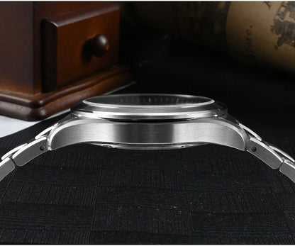 San Martin 39mm Miyota 9015 Turbine Guilloche MOP Dial Men Luxury Watch Automatic 3H Date Quick Adjust BGW-X1 Luminous SN0150-1