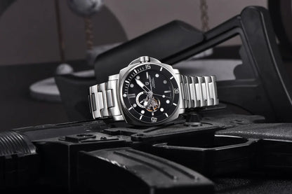 PAGANI DESIGN 2026 Original 43MM Men's Automatic Mechanical Watch NH39 200M Waterproof AR Sapphire Mirror Watches For Men ﻿