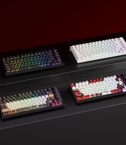 Teclado AKKO TAC75 HE con interruptores magnéticos, teclado gaming 75%, Rapid Trigger 0.005mm, 8K RGB, con cable, teclado personalizado para esports para gamers