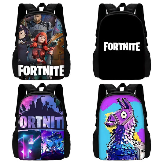 Mochilas infantis Classic Game Fortnites para meninos e meninas, presente de aniversário para estudantes, mochilas escolares unissexo para criança, mochila de campismo durável