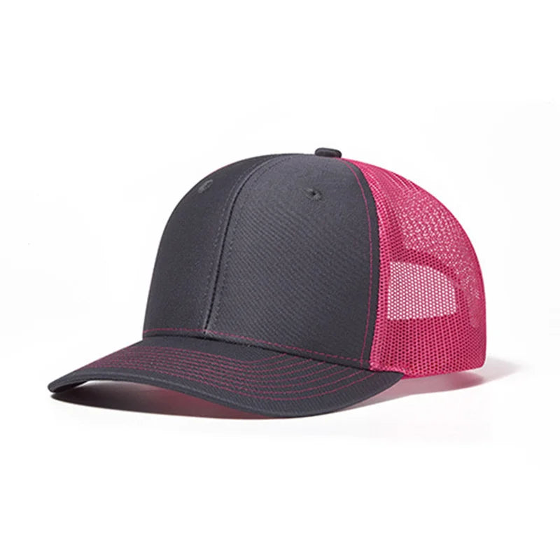 Breathable Mesh Classic Baseball Cap forMem Women Casual Trucker Hat Breathable Adjustable Snapback Unisex Active Sporty Dad Cap
