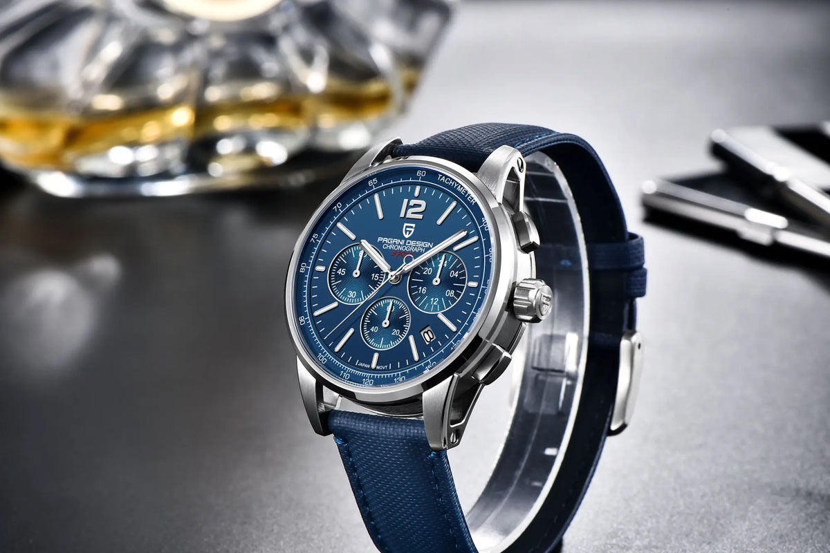 Pagani Design VK63 Fashion Men's Quartz Watches 41MM Top Sapphire Waterproof Sport 10 Bar Watch for men reloj hombre