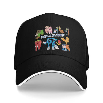 67 Six Seven 6-7 Baseballkeps Populär Steal Brainrot Gaming Meme Sandwich Caps Män Kvinnor Andningsbar Dad Hat Utomhus