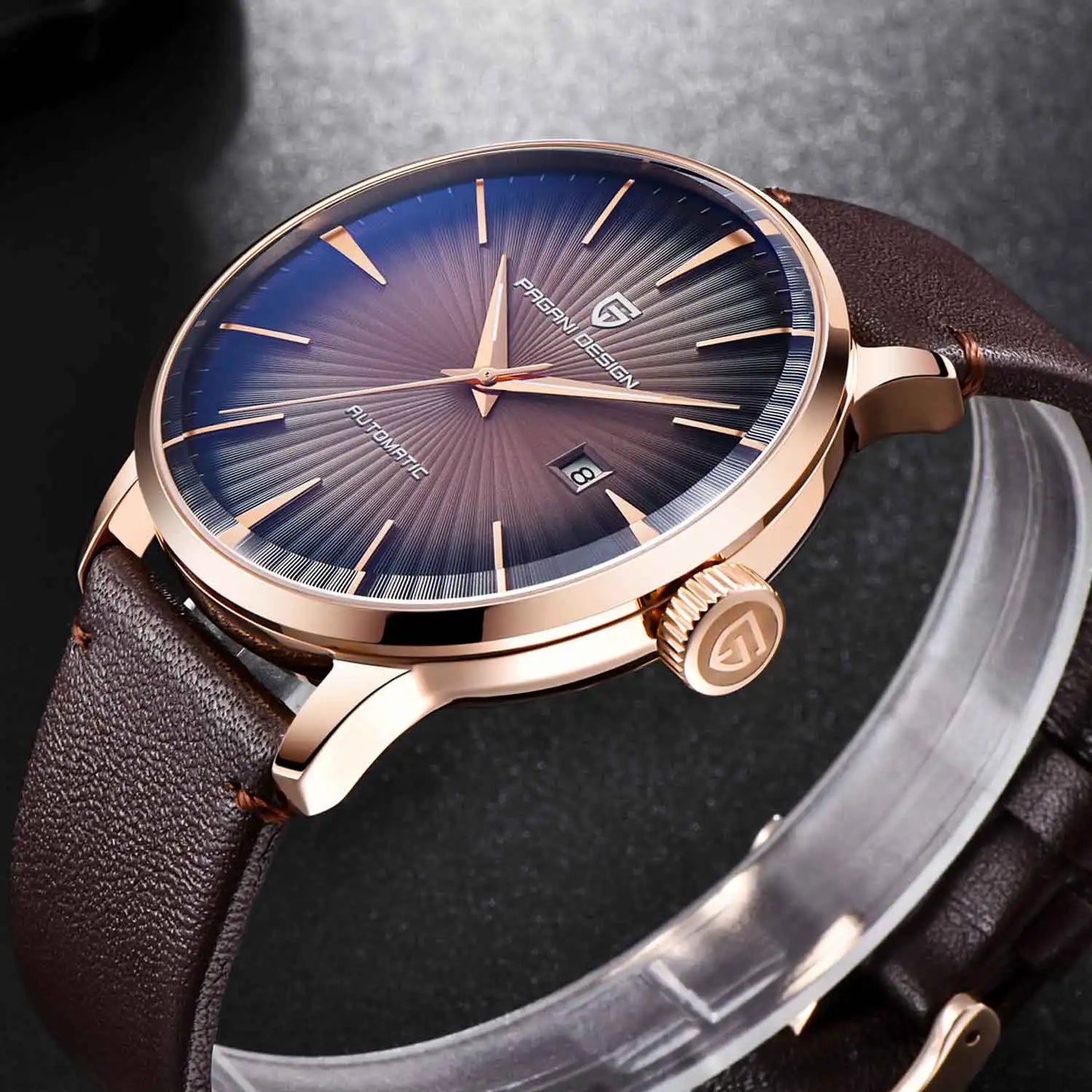 2026 New PAGANI DESIGN Men's Watches Fashion Sports Gold Watch For Men Automatic Mechanical Wristwatches Men Waterproof Leather