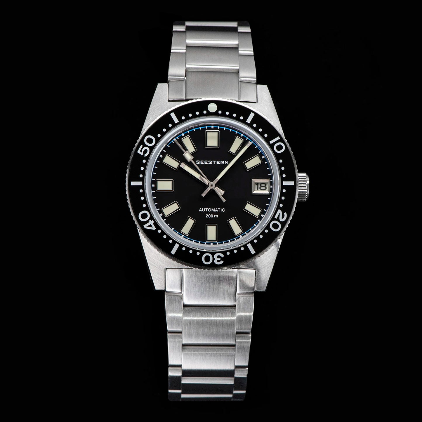 62MAS Diver Men Watch 38mm Original Sapphire Glass Nh35 Automatic Mechanical Waterproof Luminous Date Ceramic Bezel 200M Pro v3