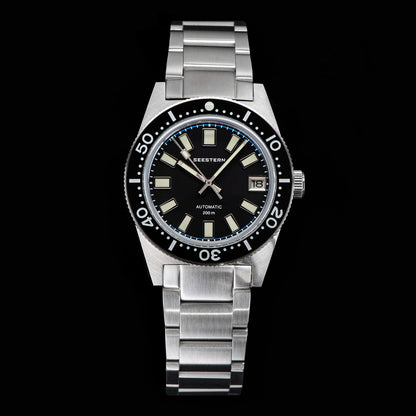 62MAS Diver Men Watch 38mm Original Sapphire Glass Nh35 Automatic Mechanical Waterproof Luminous Date Ceramic Bezel 200M Pro v3