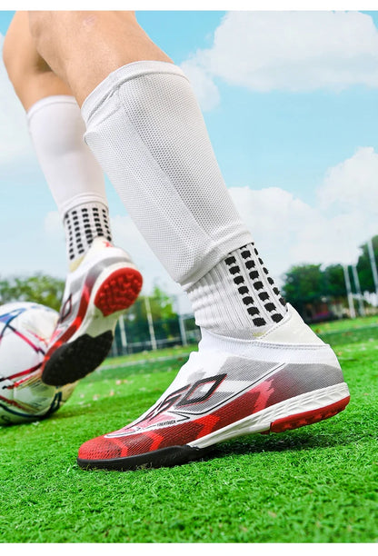 Men New Indoor TF Football Boots High Quality Training Original Male Breathable Non Slip Soccer Shoes Turf Futsal Football Shoes