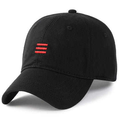 Herr och dam, oversize XXL 100% bomull, stor basebollkeps för stora huvuden 56-63cm(23.5"-25.5"), justerbar enfärgad dad cap